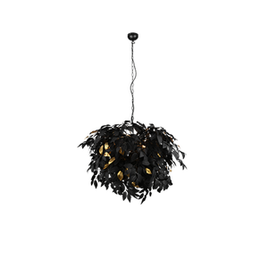 LEAVY visilica BLACK-MAT-GOLD 4XE-14