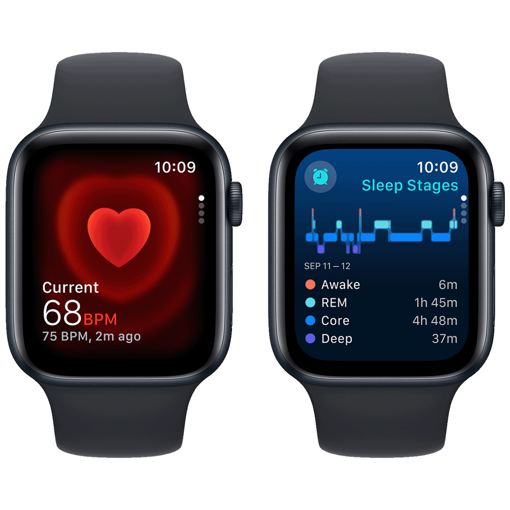Apple SAT pametni, 1.78" LTPO OLED zaslon, vodootporan BT, WiFi - Watch SE 2023 GPS 44mm Midnight slika 5