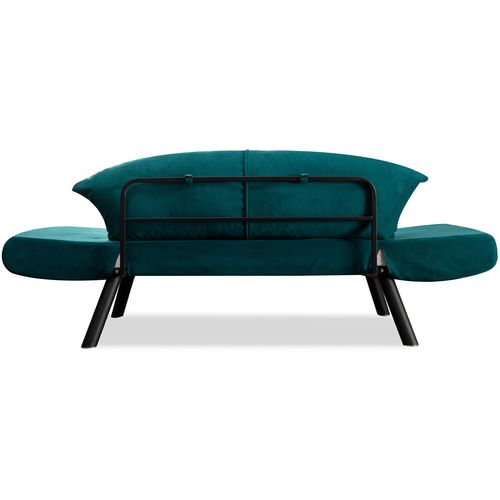 Atelier Del Sofa Dvosjed na razvlačenje, Petrol Plava, Genzo - Petrol Blue slika 5