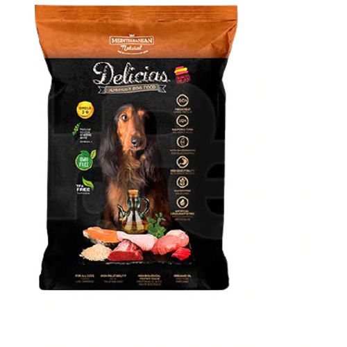 Mediterranean Delicas, polusuva hrana za odrasle pse 3 kg slika 1