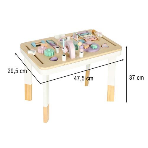 Lulilo Montessori šareno pastelni manipulativni stol  slika 7