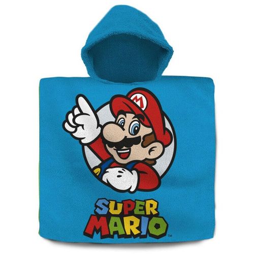 Super Mario Bros cotton poncho towel slika 1