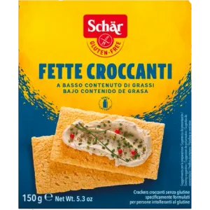 Dr. Schar bezglutenski kreker toast fette croccanti 150g