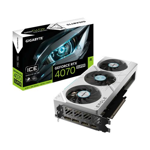 GIGABYTE nVidia GeForce RTX 4070 SUPER EAGLE OC ICE 12GB GV-N407SEAGLEOC ICE-12GD grafička karta slika 1