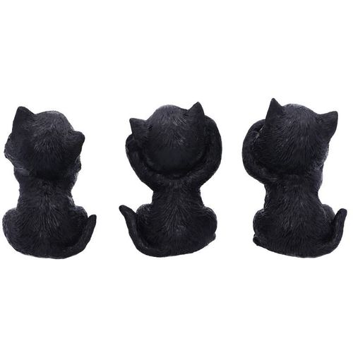 NEMESIS NOW THREE WISE KITTIES 8.8CM slika 2