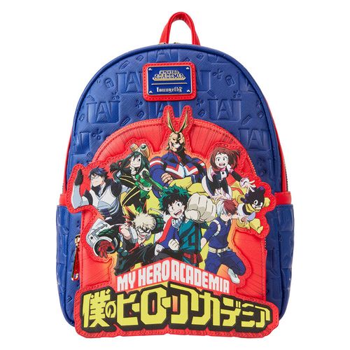 Loungefly My Hero Academia Grupa Ruksak s Utisnutim Logom 26cm slika 1