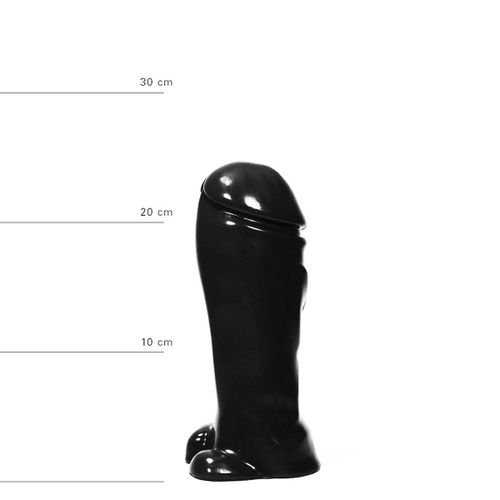 Dildo All Black 22 cm sa širokom glavom slika 2