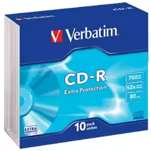 Verbatim CD-R 700MB 52X 10PK (43415) slika 1
