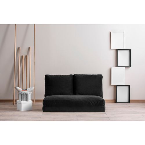 Atelier Del Sofa Dvosjed na razvlačenje TAIDA crna, Taida - Black slika 1