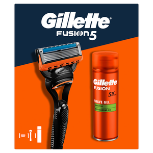Gillette Fusion sistemski brijač + Fusion Gel 200ml gifting paket