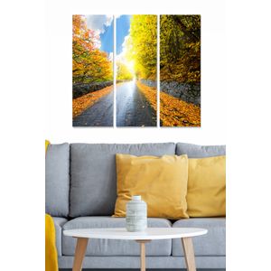 Dekorativna Slika od MDF-a u Više Boja (Set od 3 Komada)