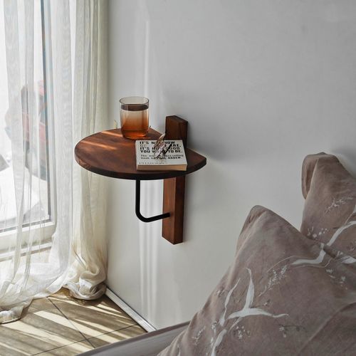 Reve - Chesnut, Black Chesnut
Black Wall Shelf slika 4