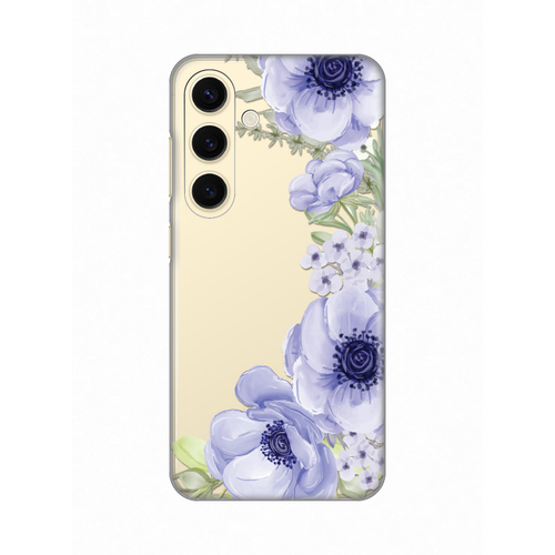 Torbica Silikonska Print Skin za Samsung S921B Galaxy S24 Blue Roses slika 1