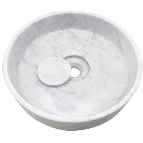 Umivaonik Carrara White Marmor 40 slika 1