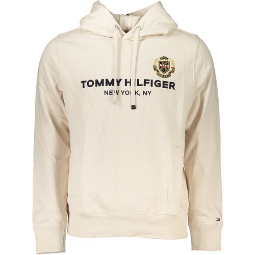 TOMMY HILFIGER MEN'S WHITE ZIPLESS SWEATSHIRT slika 1