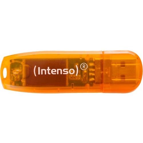 (Intenso) USB Flash drive 64GB Hi-Speed USB 2.0, Rainbow Line, ORANGE - USB2.0-64GB/Rainbow slika 3