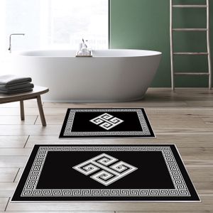 KT492 Multicolor Bathmat Set (2 Pieces)