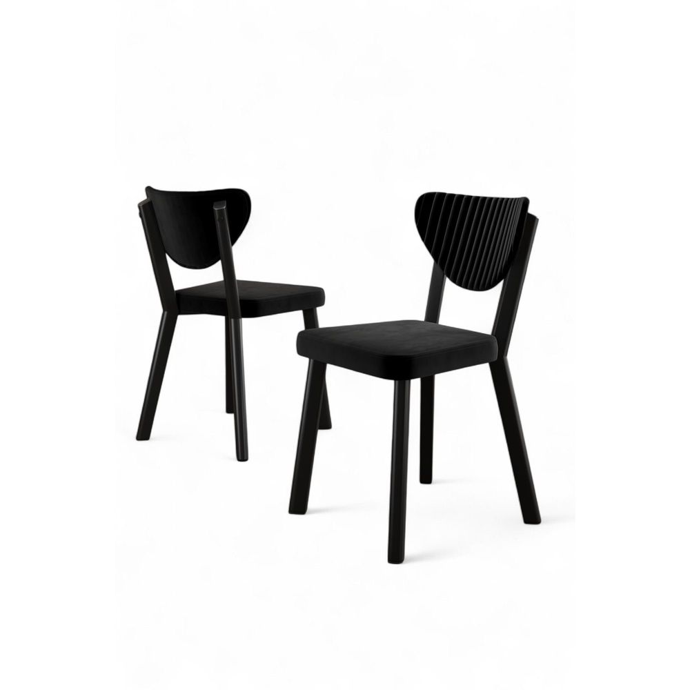 Set Stolica (4 Komada) Arfe - Crna slika 2