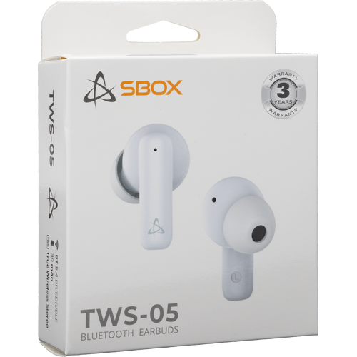 Sbox EARBUDS Slušalice + mikrofon Bluetooth EB-TWS05 Bijela slika 7