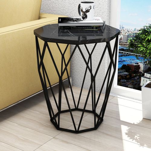 Woody Fashion Bočni stol, Sofya - Black Marble slika 1