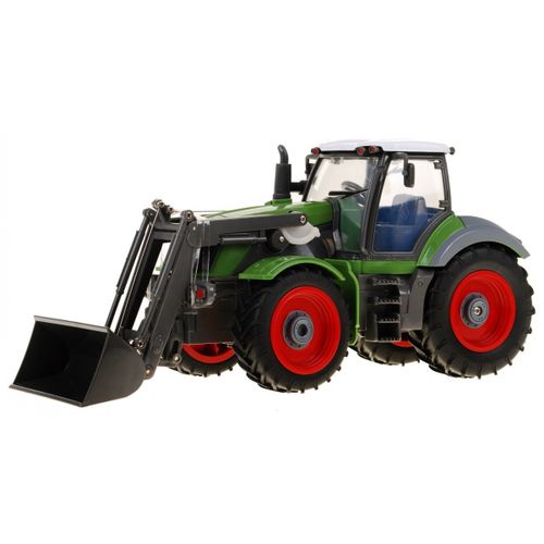 TRAKTOR s crvenom prikolicom na daljinsko upravljanje u mjerilu 1:28 slika 3