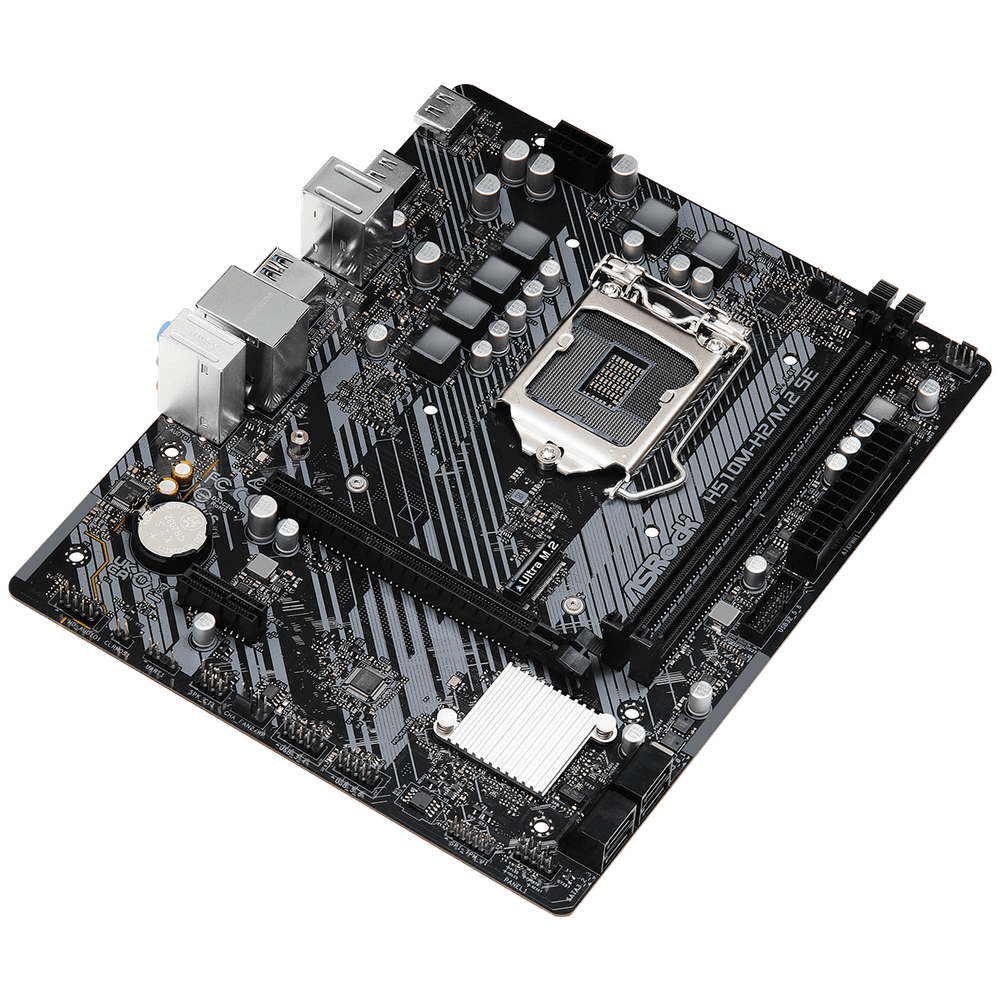 ASROCK MB H510M-H2/M.2 SEIntel H470, LGA1200, 2xDDR44xSATA, M.2, 2xHDMI, RAID, microATX slika 3
