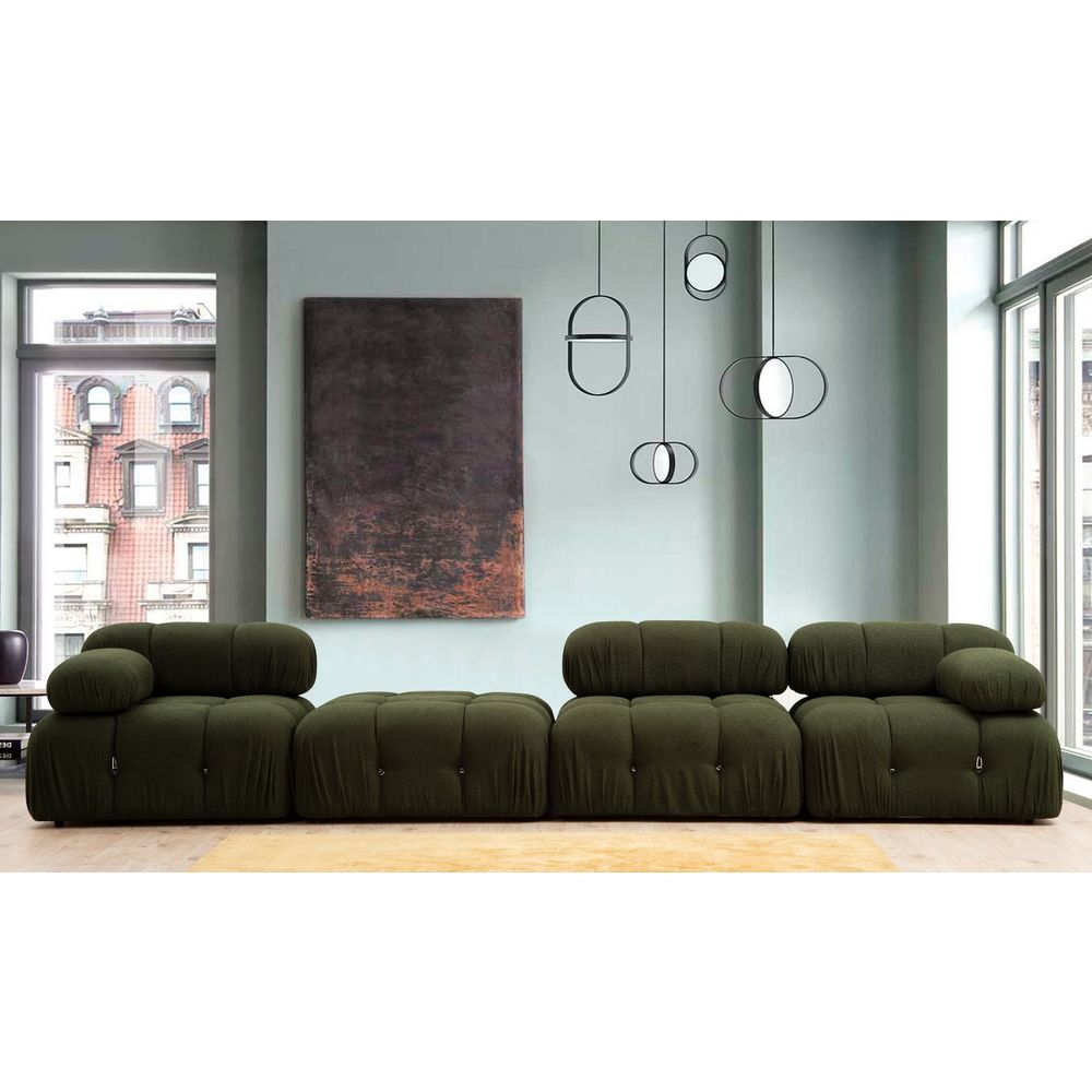 Bubble 1R - Zelena jednosjedna sofa slika 4
