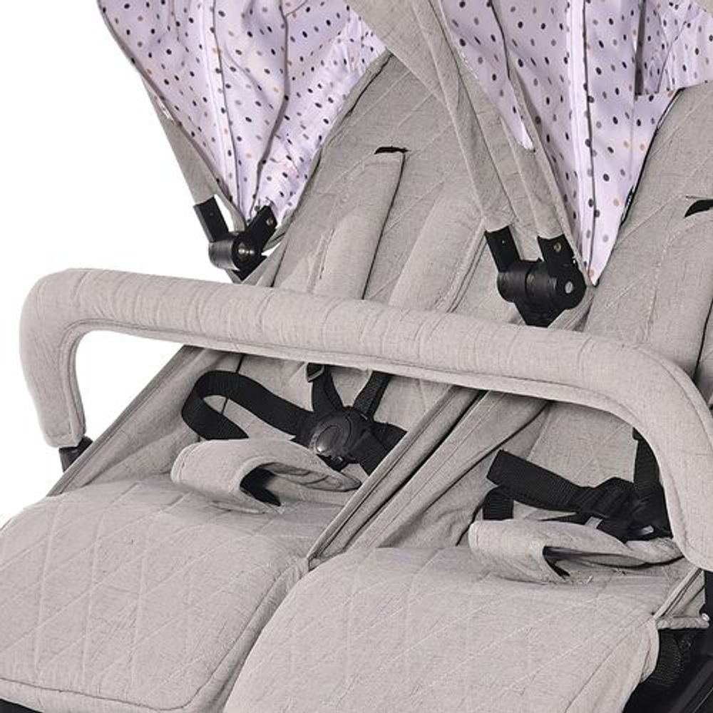 Lorelli Kolica za blizance Duo, Cool Grey slika 5