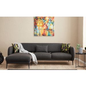 Venus L - Antracitni Kutni Sofa-Krevet