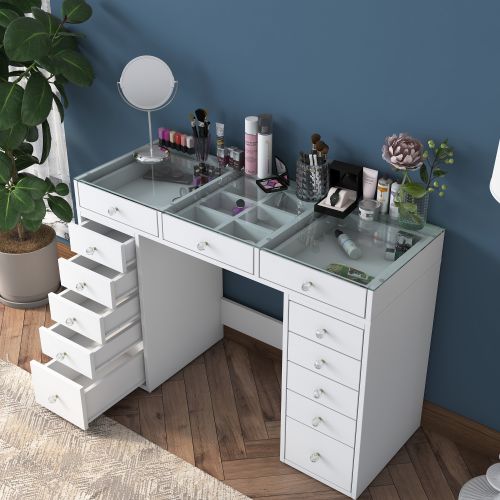 BJ105 - 2716 White Make-Up Table slika 2