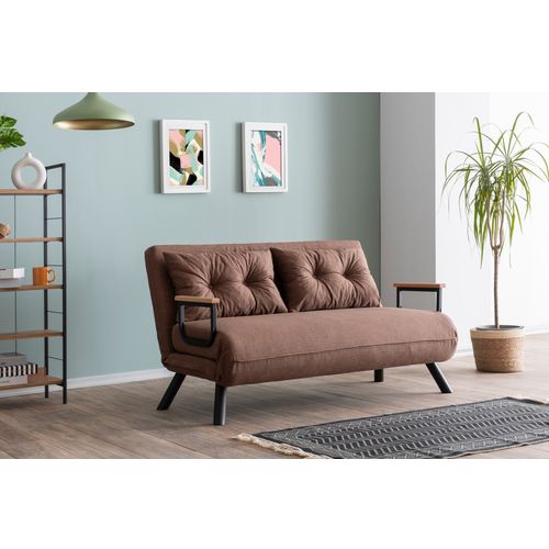 Atelier Del Sofa Dvosjed, Sando 2-Seater - Light Brown slika 2