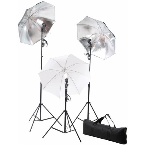 Oprema za fotografski studio sa setom svjetiljki i pozadinom slika 5