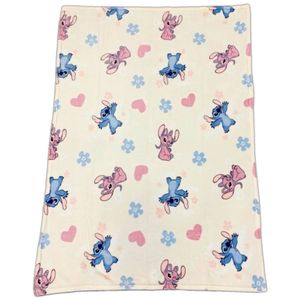 Disney Stitch coral blanket 110x150cm