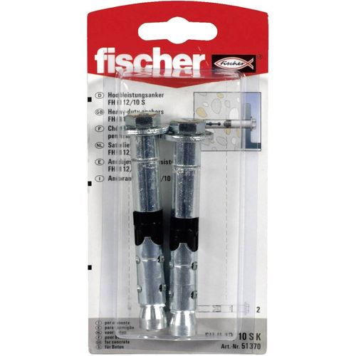 Fischer FH II 12/10 S K visokoučinkoviti sidreni vijak 90 mm 12 mm 51370 2 St. slika 1