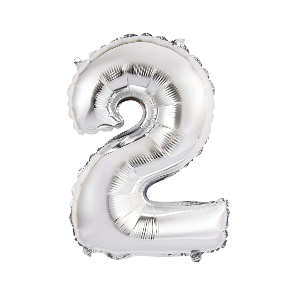 FG-C35S2 Folijski balon 2 Silver 35cm slika 1