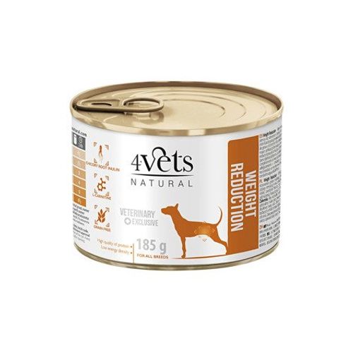 4Vets Natural Dog Veterinarska Dijeta Weight Reduction 185g slika 1