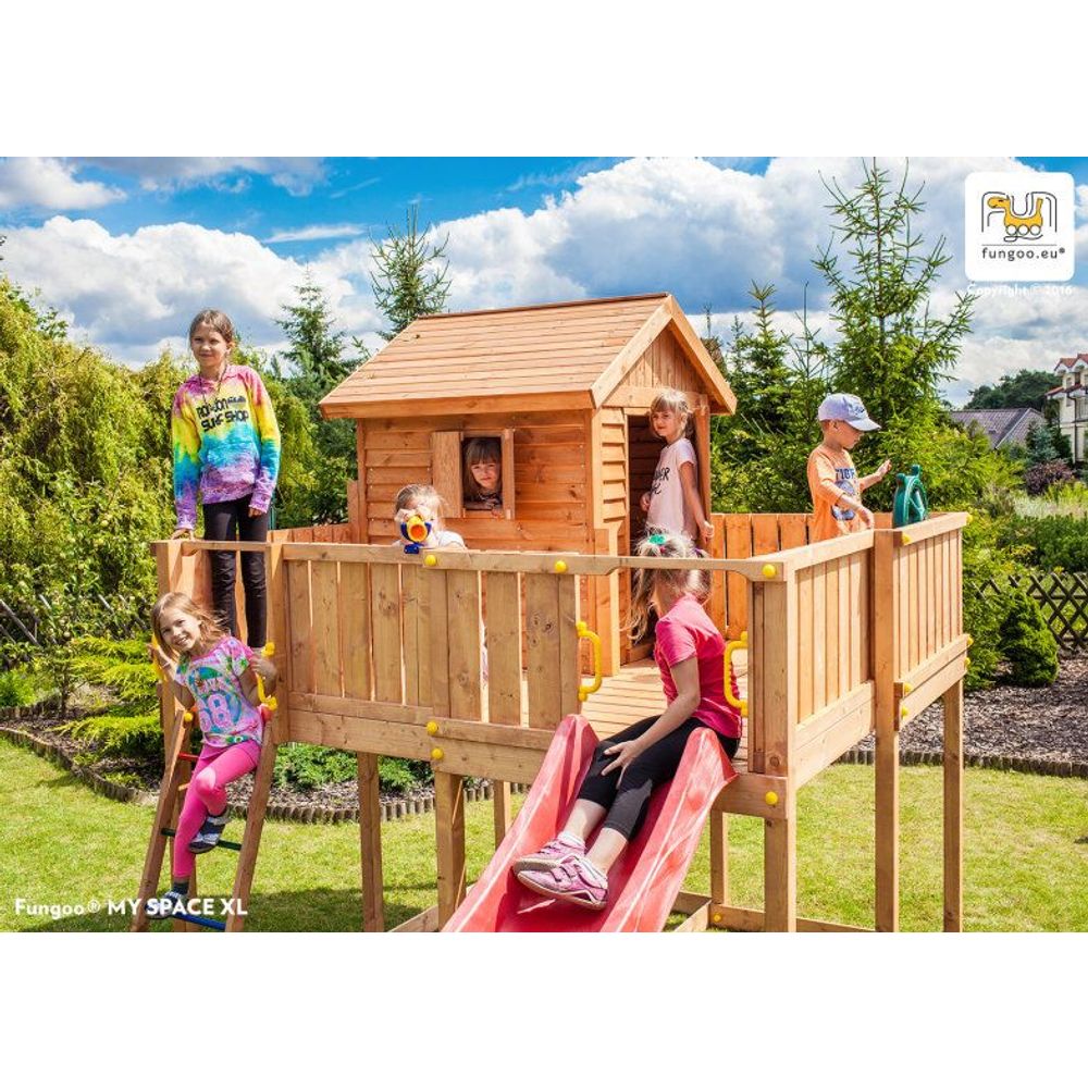 Fungoo MAXI Set SMILE FARM - Drveno dječije igralište slika 2
