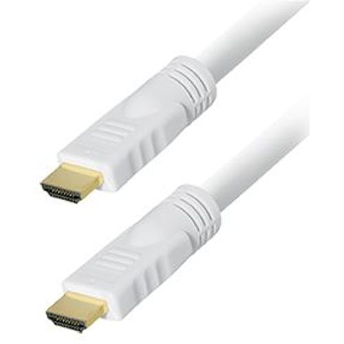 Transmedia High Speed HDMI cable with Ethernet 1m White slika 1