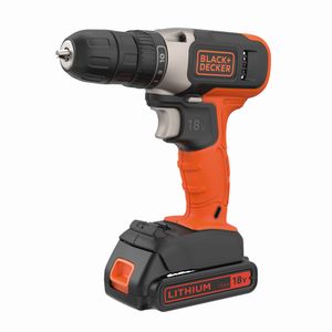 Black&Decker Aku bušilica 18 V sa punjačem i 1,5Ah baterijom BCD001C1