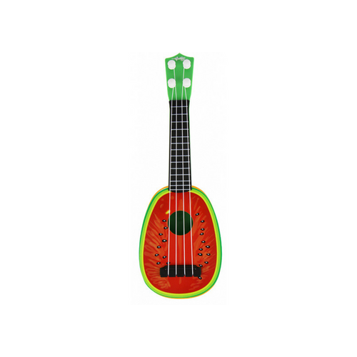 Dječja gitara/ Ukulele sa 4 žice - lubenica slika 2