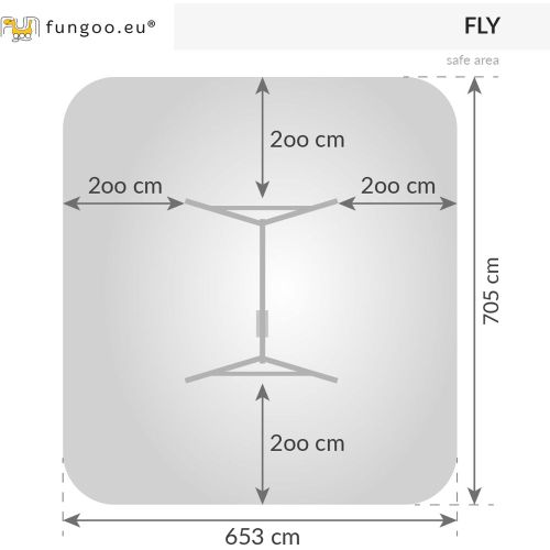 Fungoo Ljuljaška Swing Fly 2.0 slika 7