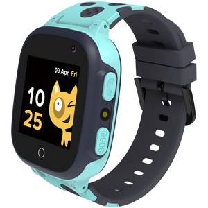 Kids smartwatch, 1.44 inch colorful screen, GPS function, Nano SIM card, 32+32MB, GSM(850/900/1800/1900MHz), 400mAh battery