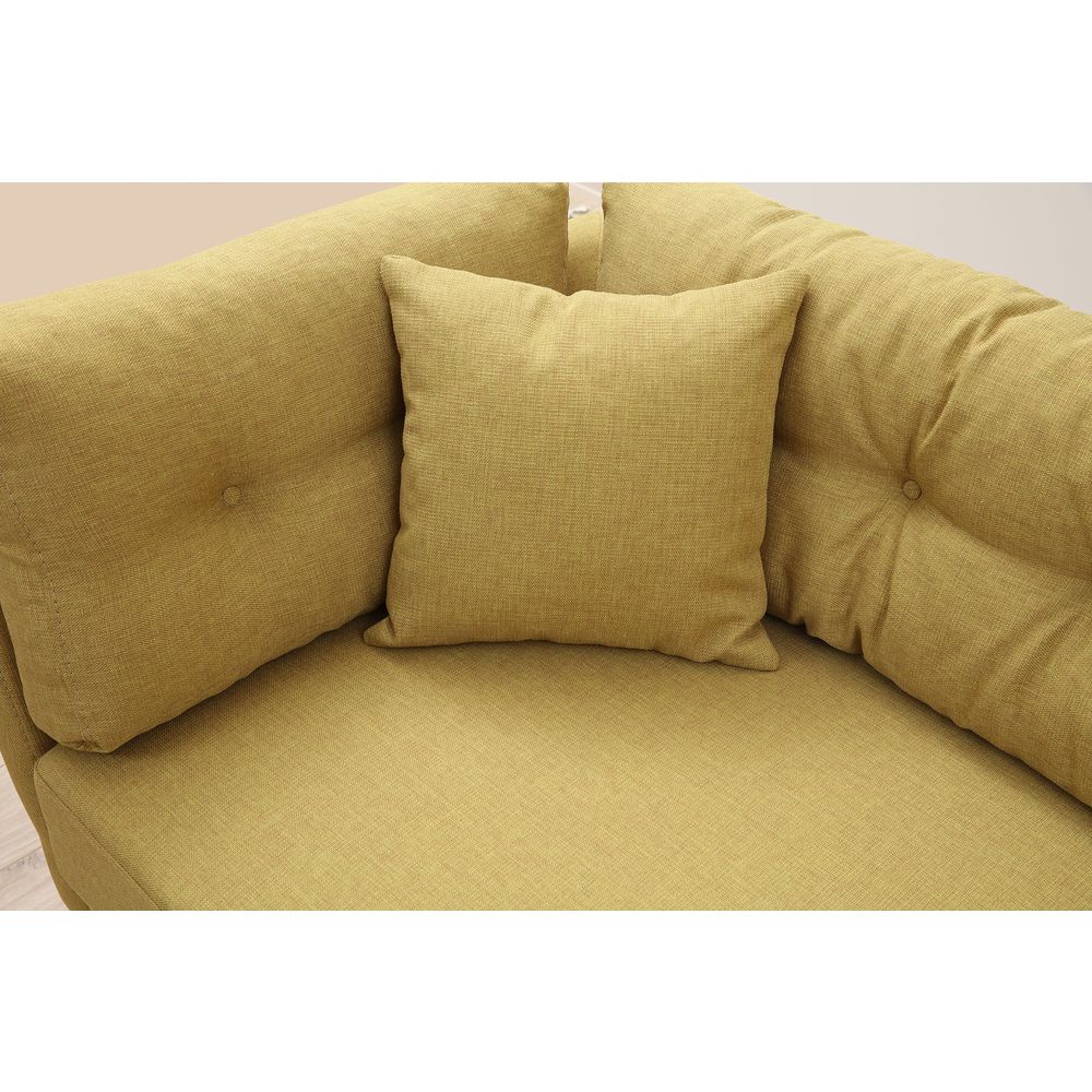 Sofa - Zelenožuta Troosjed slika 9