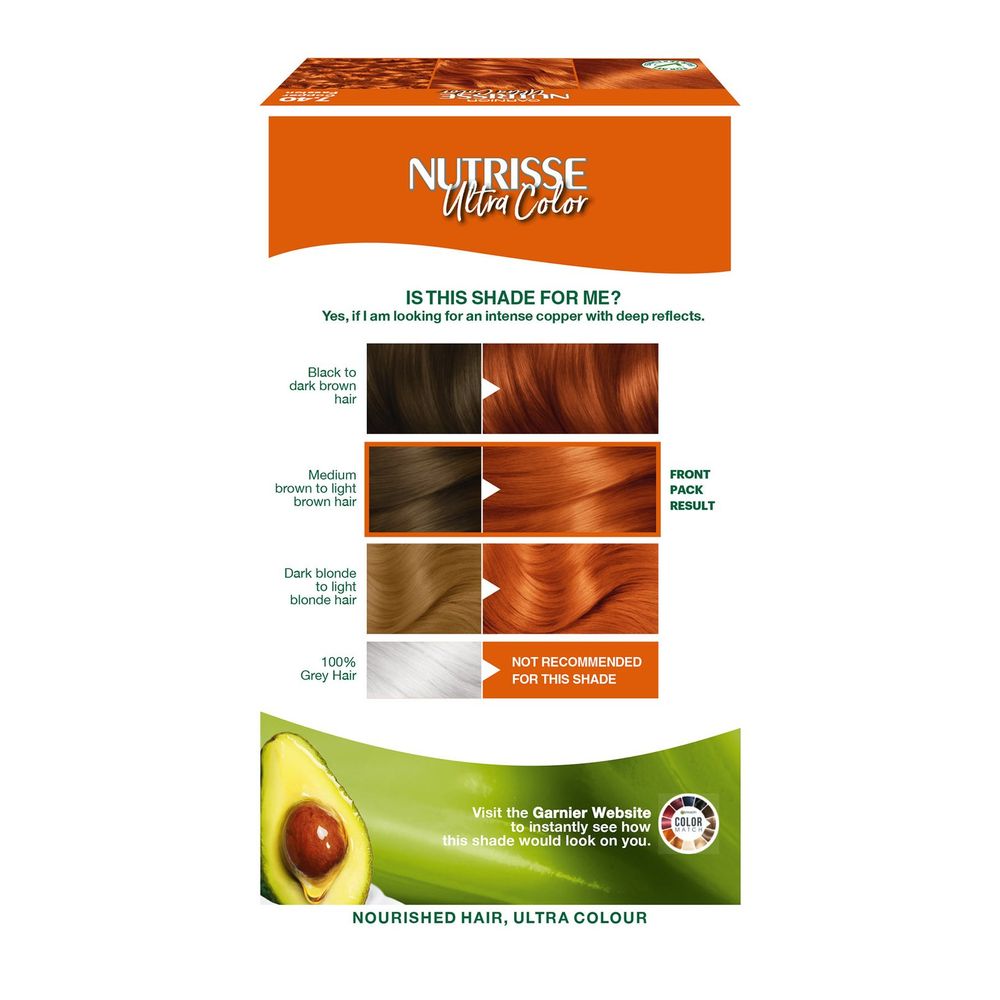 Garnier Nutrisse Ultra Color 7.40 Farba za kosu Copper Passion slika 2