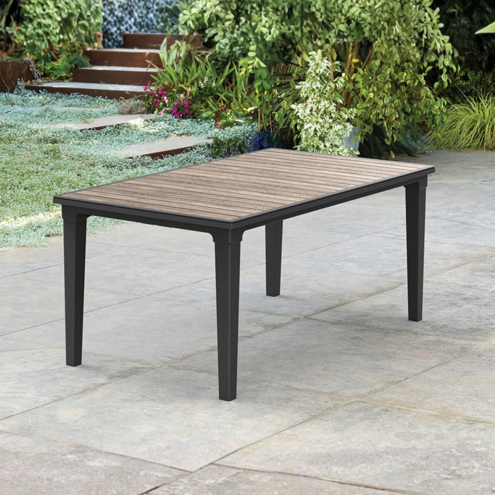 KETER vrtni sto FUTURA 166 x 96 x 74 cm, sivo drvo slika 2