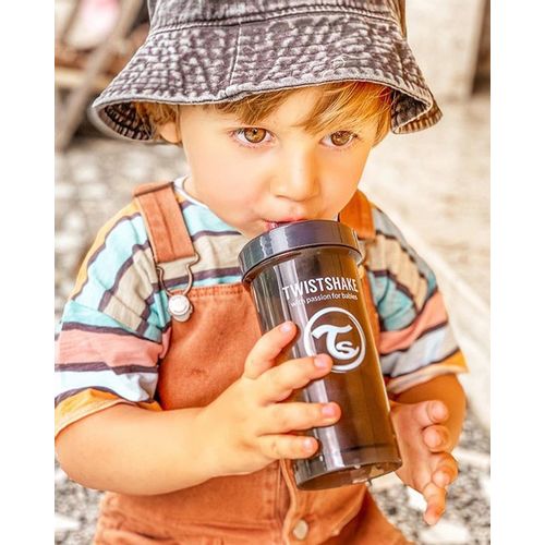 Twistshake Kid Cup 360ml 12+m Pastel Grey slika 3