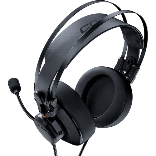 Cougar I VM410 I 3H550P53B.0002 I Headset I 53mm Driver / 9.7mm noise cancelling Mic. / Stereo 3.5mm 4-pole and 3-pole PC adapter / Suspended Headband / Black slika 5