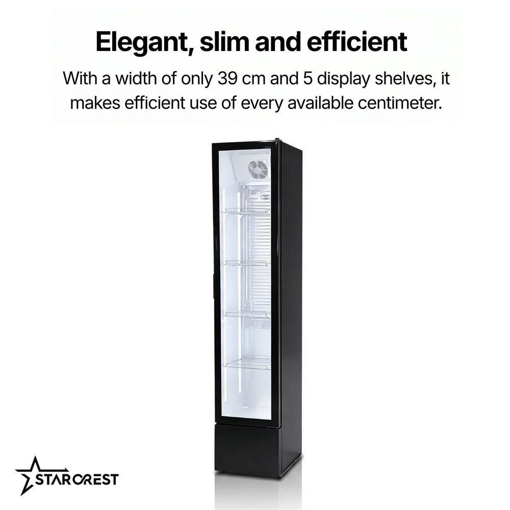 Starcrest SPS-150BK hladnjak za piće 150L slim model slika 3
