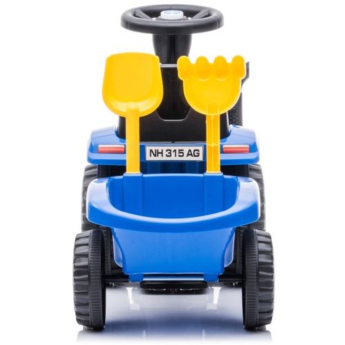 Dječji traktor guralica s prikolicom New Holland plavi slika 4