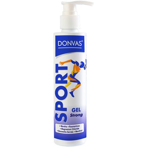 SPORT gel strong DONVAS®, 200ml + GRATIS SODA BIKARBONA DONVAS® prečišćena, 180g slika 1